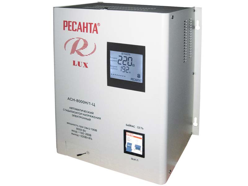 Стабилизатор Ресанта Lux АСН-8000Н/1-Ц