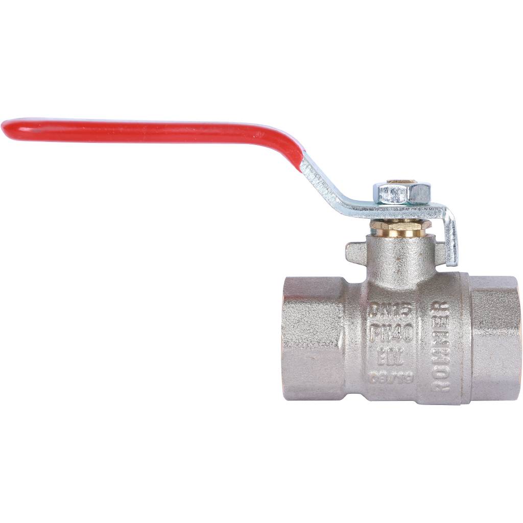 Кран шаровый Rommer 1/2" ВН/ВН, ручка рычаг