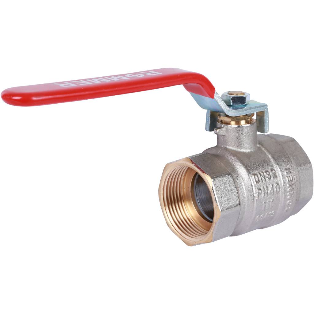 Кран шаровый Rommer 1 1/4" ВН/ВН, ручка рычаг