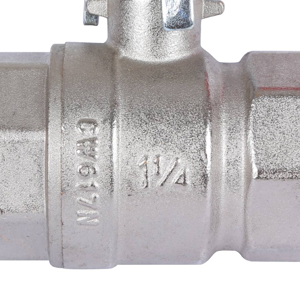 Кран шаровый Rommer 1 1/4" ВН/ВН, ручка рычаг