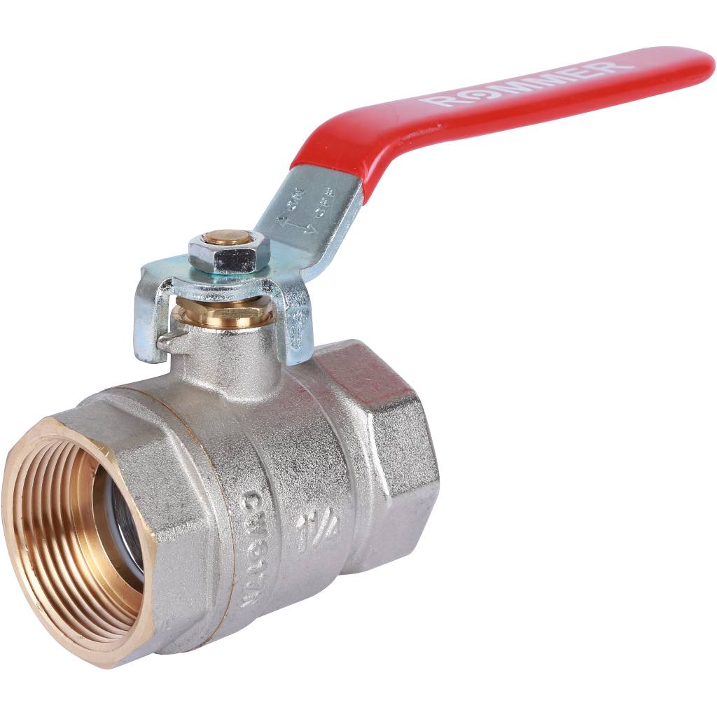 Кран шаровый Rommer 1 1/4" ВН/ВН, ручка рычаг