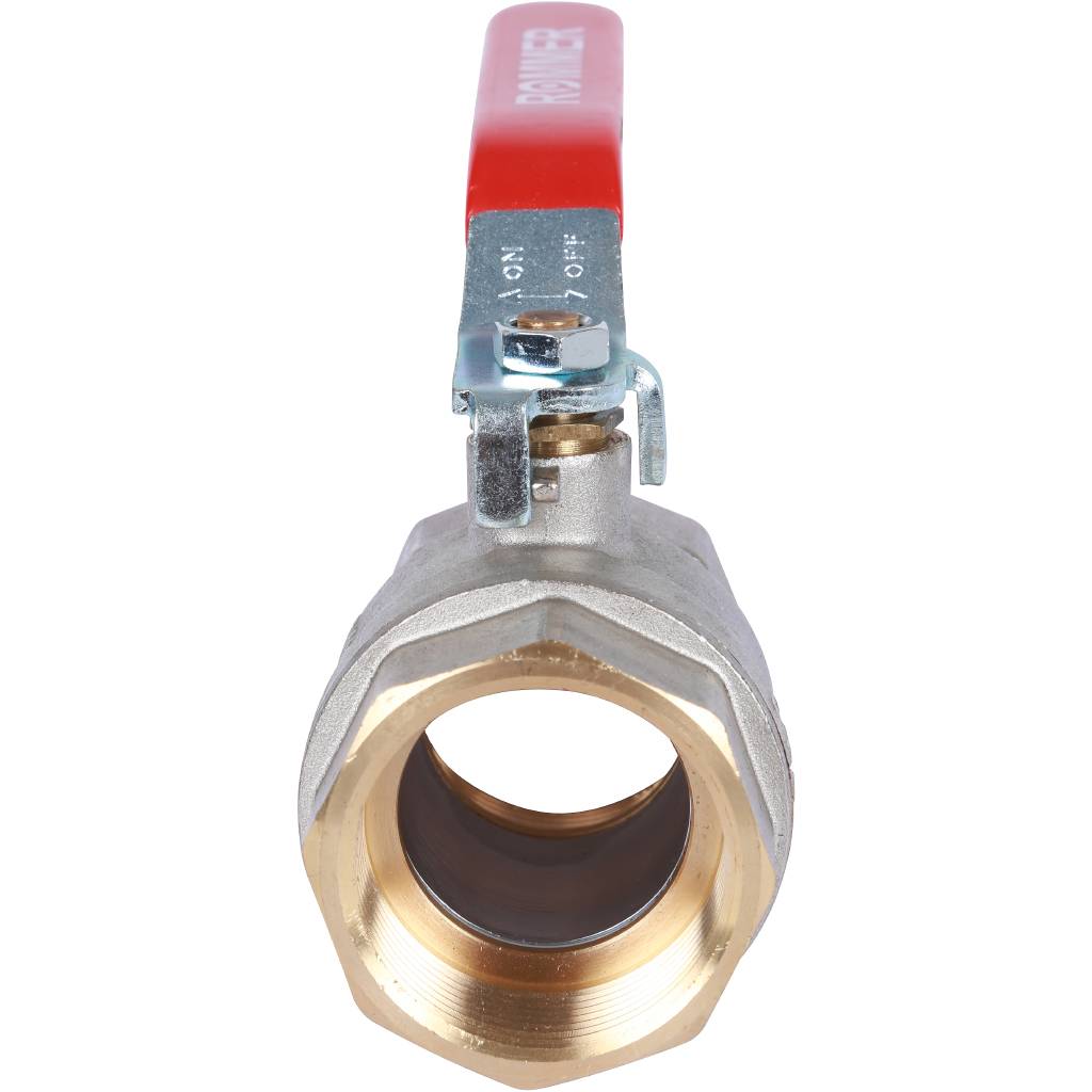 Кран шаровый Rommer 1 1/2" ВН/ВН, ручка рычаг