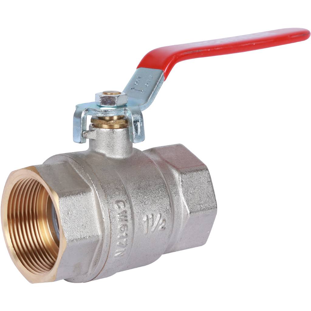 Кран шаровый Rommer 1 1/2" ВН/ВН, ручка рычаг