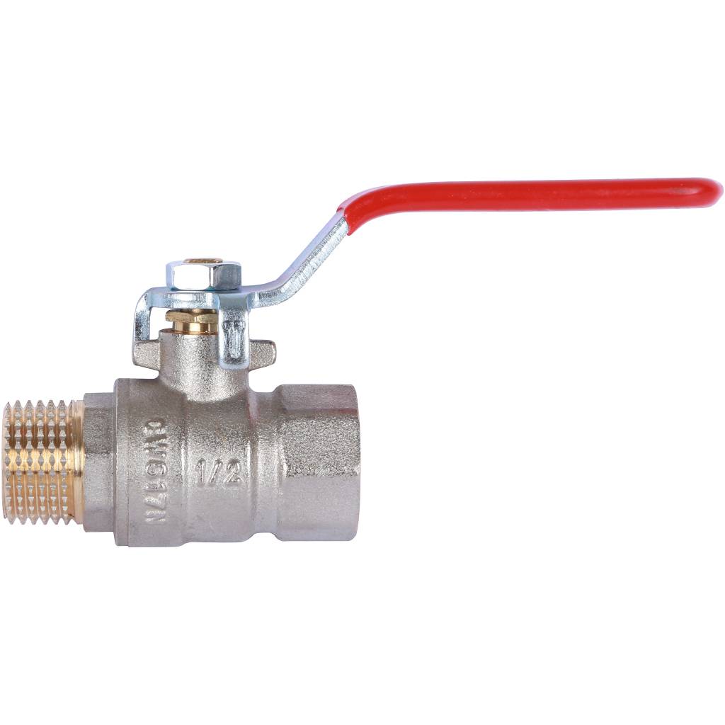 Кран шаровый Rommer 1/2" ВН/НР, ручка рычаг