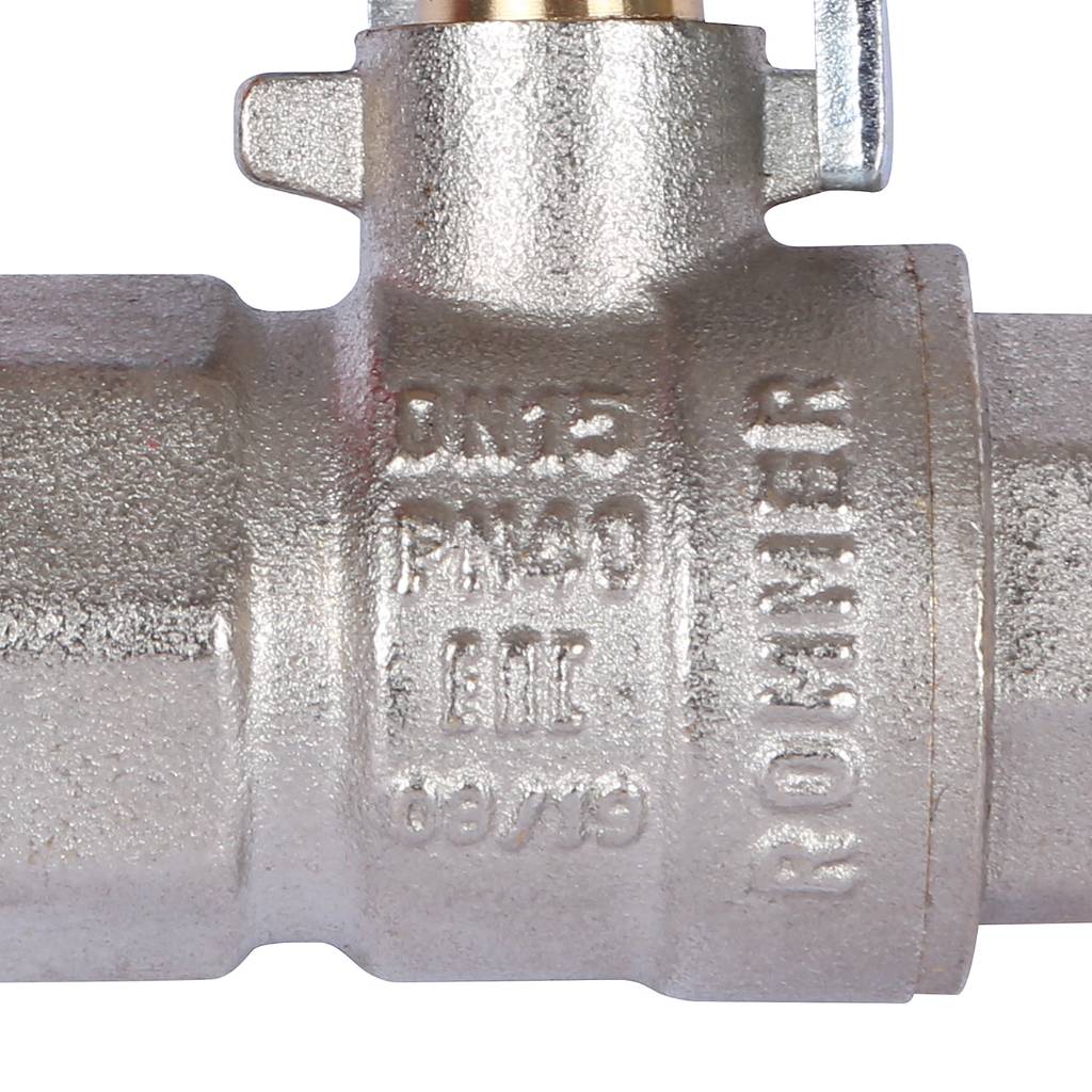Кран шаровый Rommer 1/2" ВН/НР, ручка рычаг