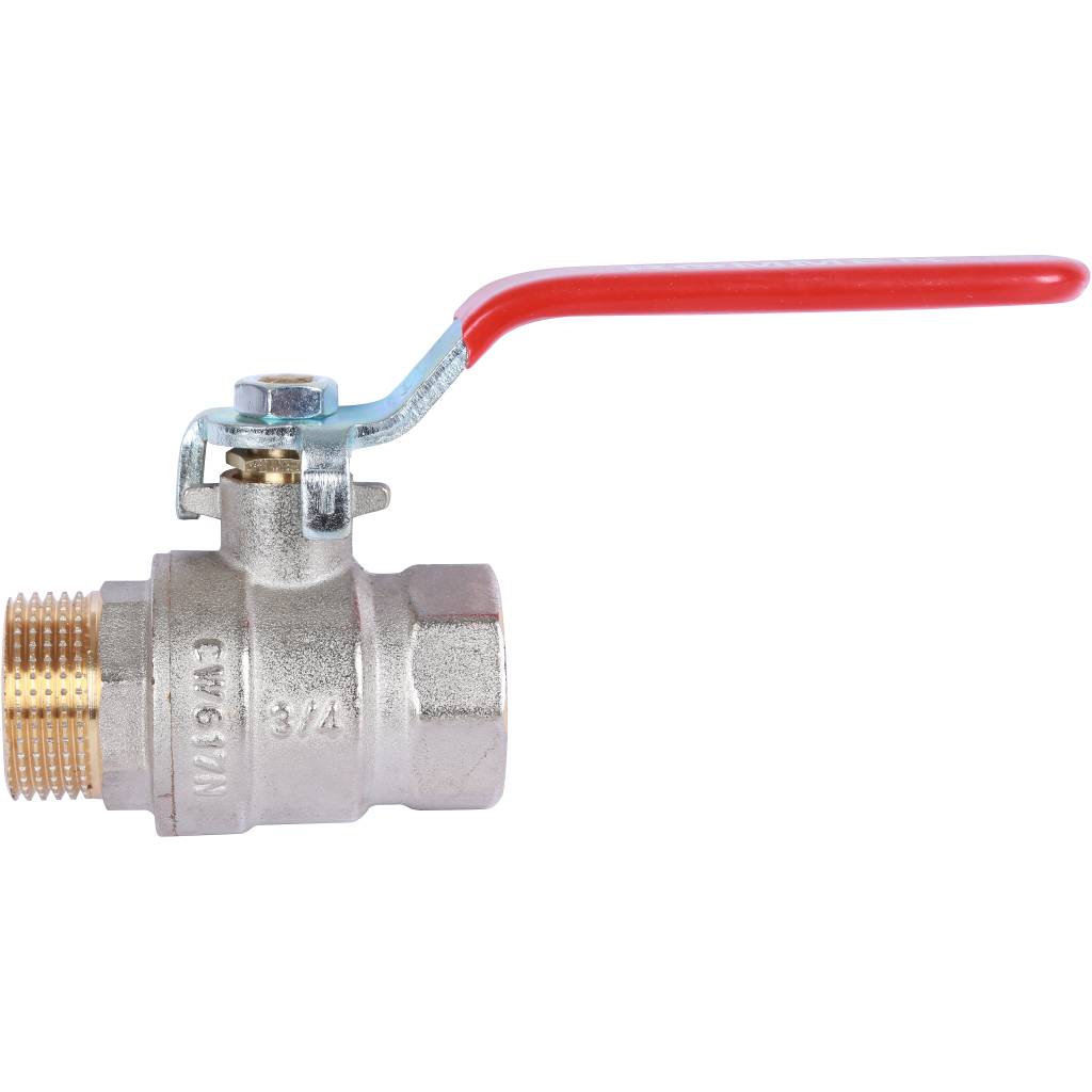 Кран шаровый Rommer 3/4" ВН/НР, ручка рычаг