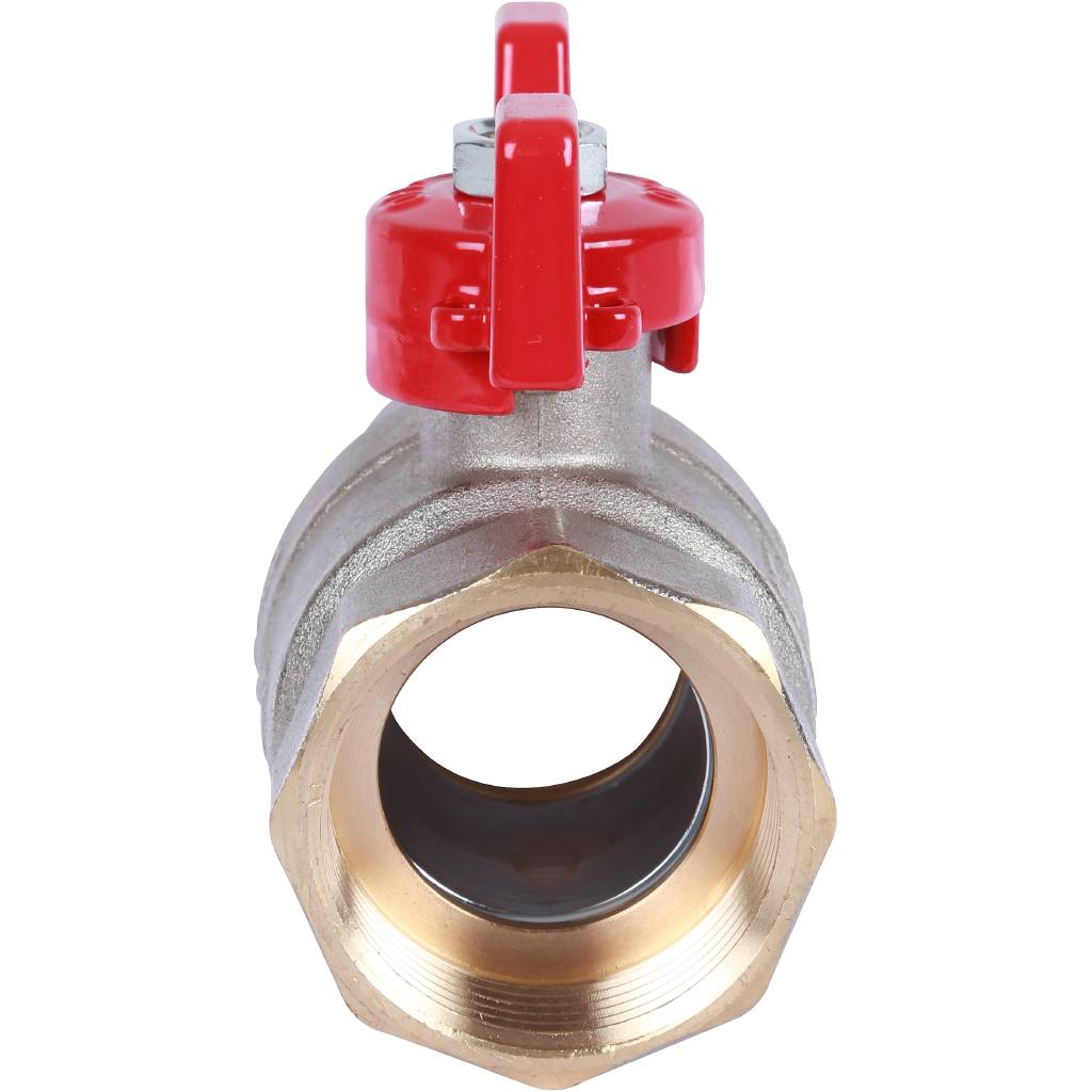 Кран шаровый Rommer 1 1/4" ВН/ВН, ручка бабочка