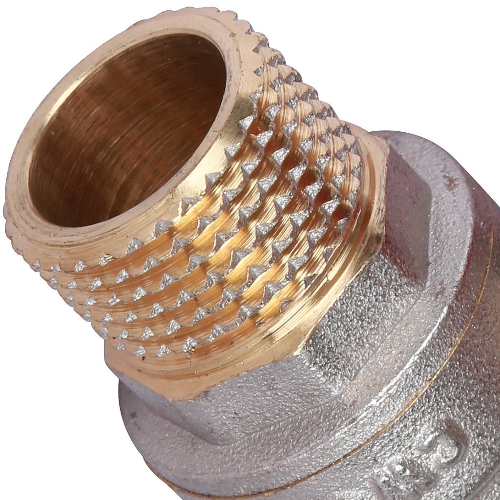 Кран шаровый Rommer 1/2" ВН/НР, ручка бабочка