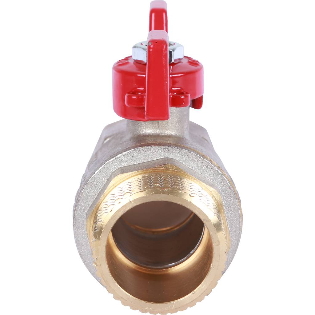 Кран шаровый Rommer 1" ВН/НР, ручка бабочка