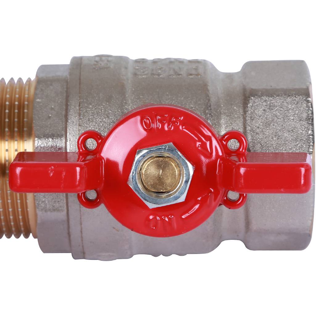 Кран шаровый Rommer 1 1/4" ВН/НР, ручка бабочка