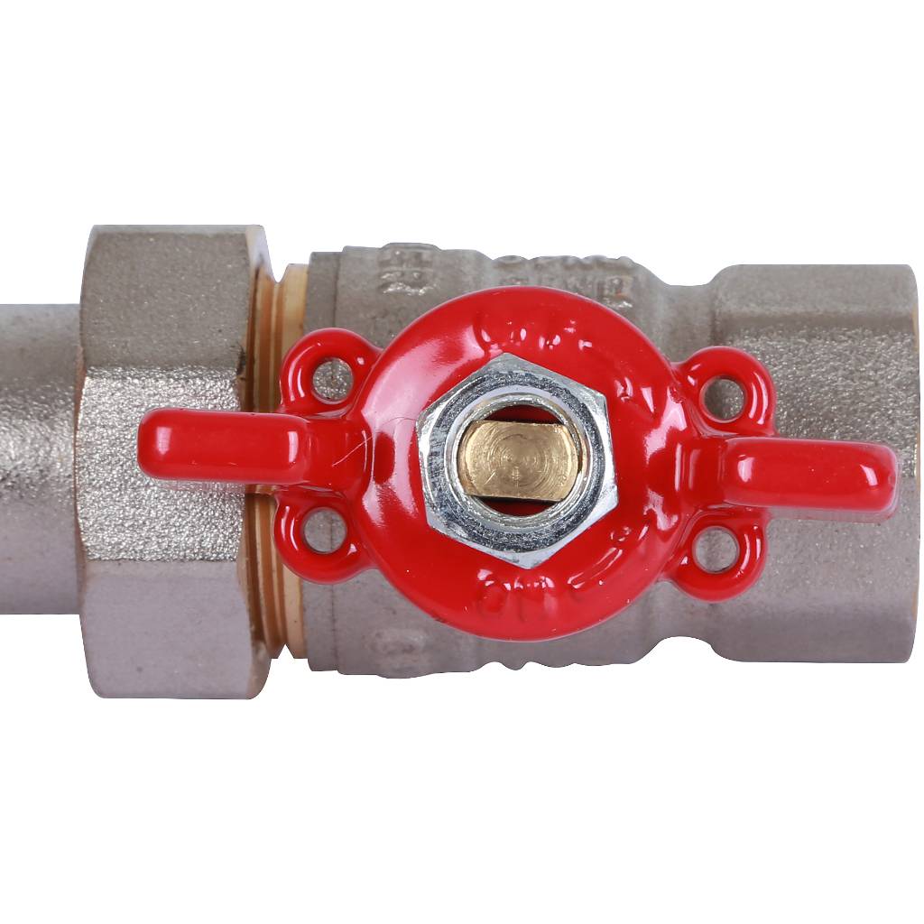 Кран шаровый Rommer с американкой 1/2" ВН/НР, ручка бабочка