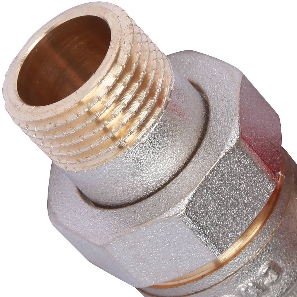 Кран шаровый Rommer с американкой 1/2" ВН/НР, ручка бабочка