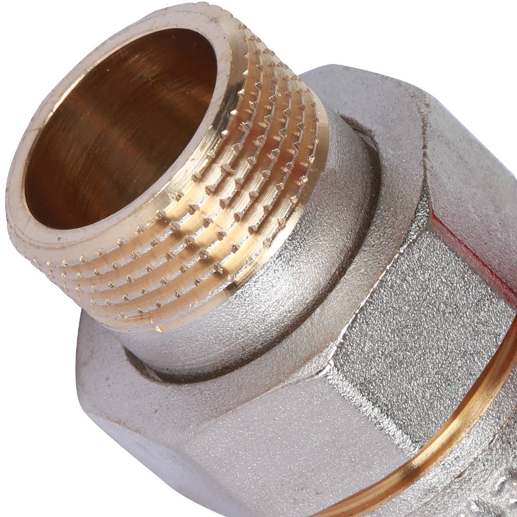 Кран шаровый Rommer с американкой 3/4" ВН/НР, ручка бабочка