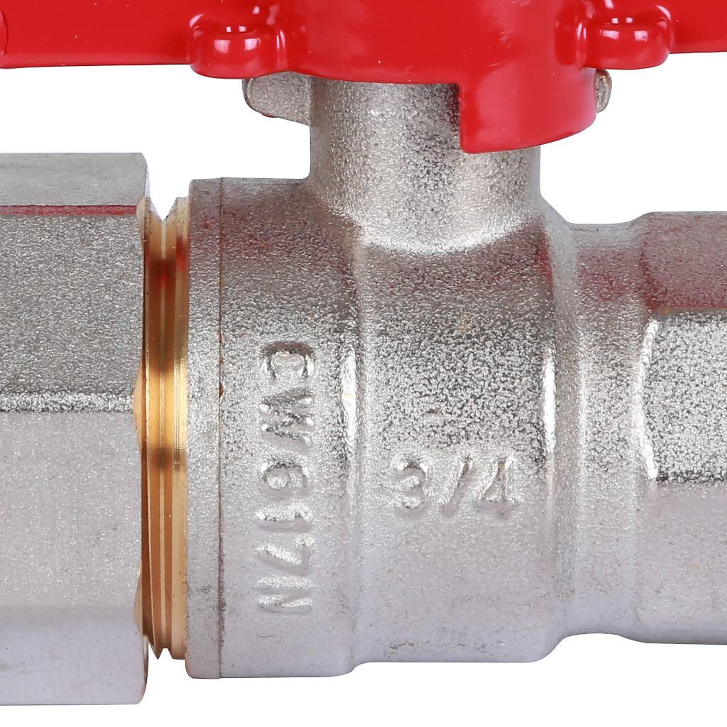 Кран шаровый Rommer с американкой 3/4" ВН/НР, ручка бабочка