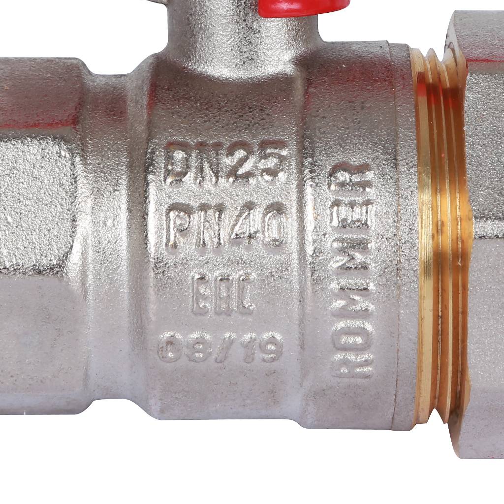 Кран шаровый Rommer с американкой 1" ВН/НР, ручка бабочка