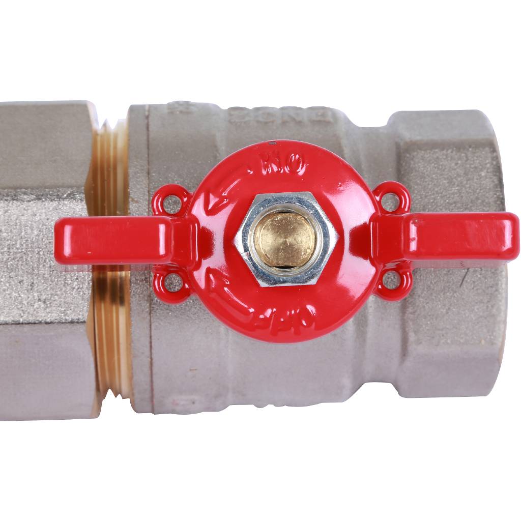 Кран шаровый Rommer с американкой 1 1/4" ВН/НР, ручка бабочка