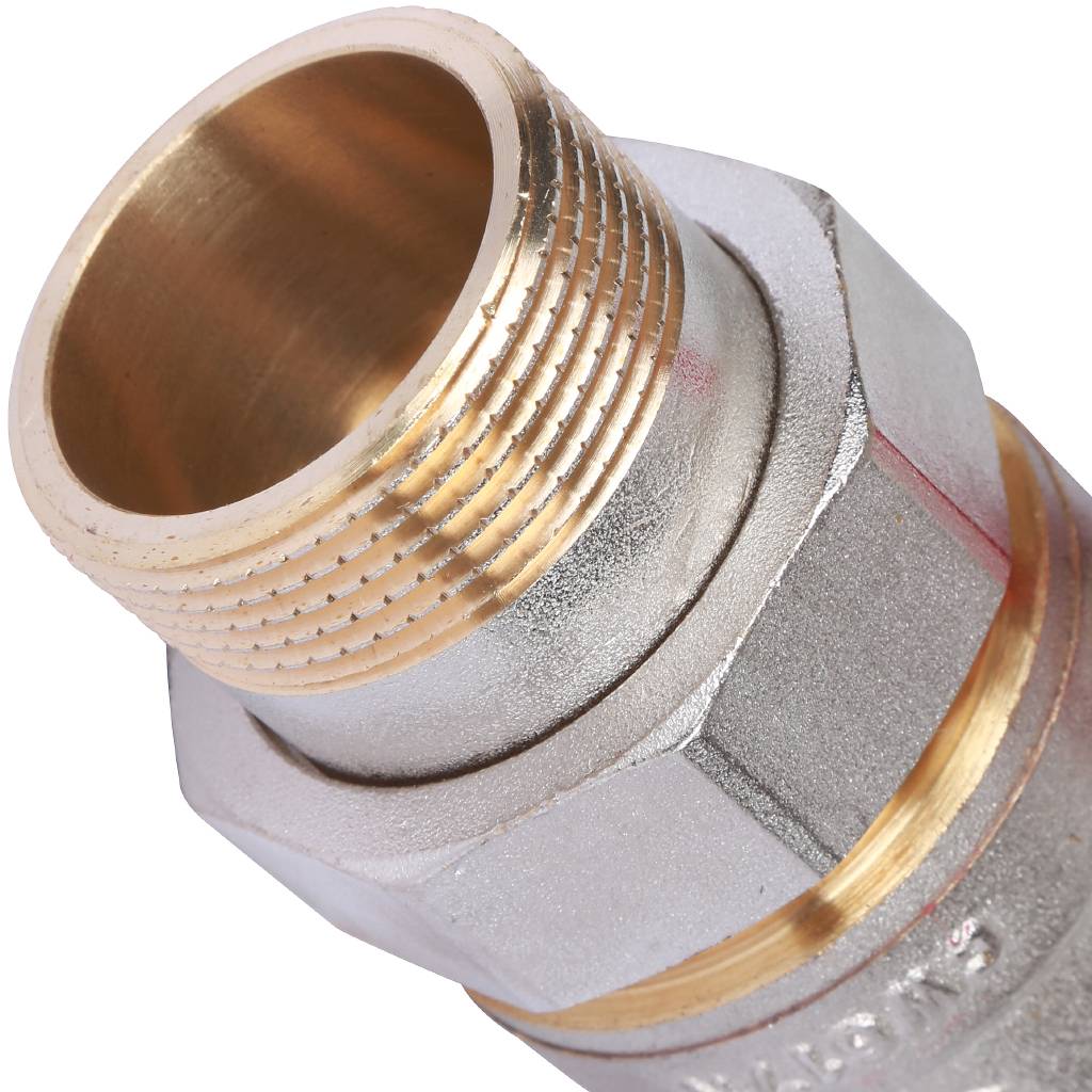 Кран шаровый Rommer с американкой 1 1/4" ВН/НР, ручка бабочка