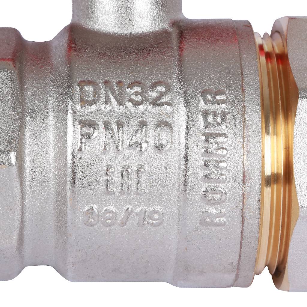 Кран шаровый Rommer с американкой 1 1/4" ВН/НР, ручка бабочка