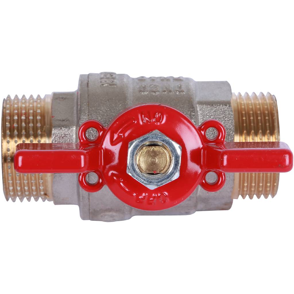 Кран шаровый Rommer 3/4" НР/НР, ручка бабочка
