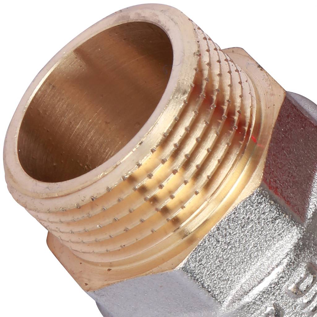 Кран шаровый Rommer 1" НР/НР, ручка бабочка