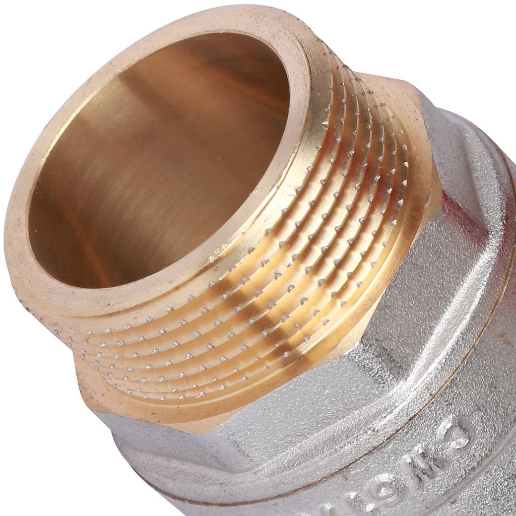 Кран шаровый Rommer 1 1/4" НР/НР, ручка бабочка