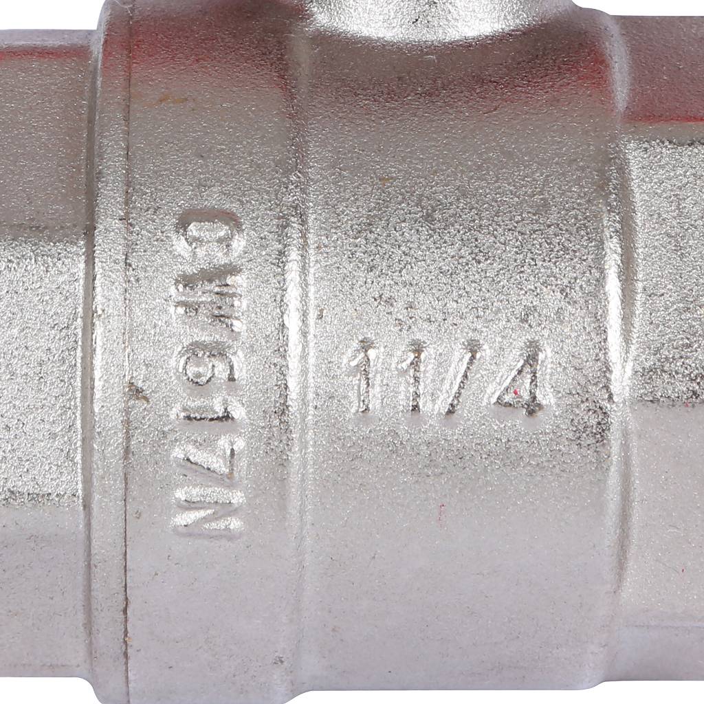 Кран шаровый Rommer 1 1/4" НР/НР, ручка бабочка
