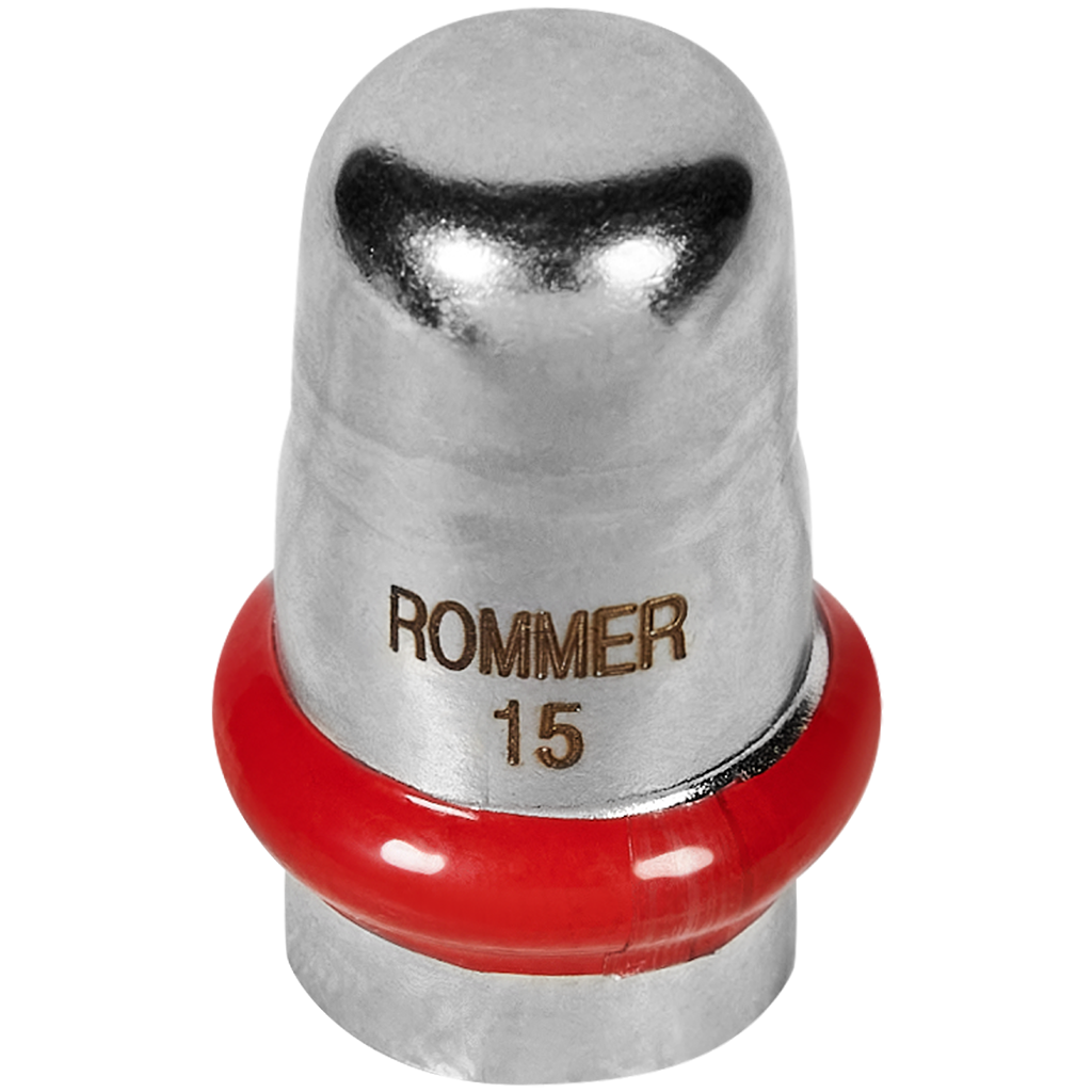 Заглушка Rommer ВПр, 15, из нержавеющей стали прессовой
