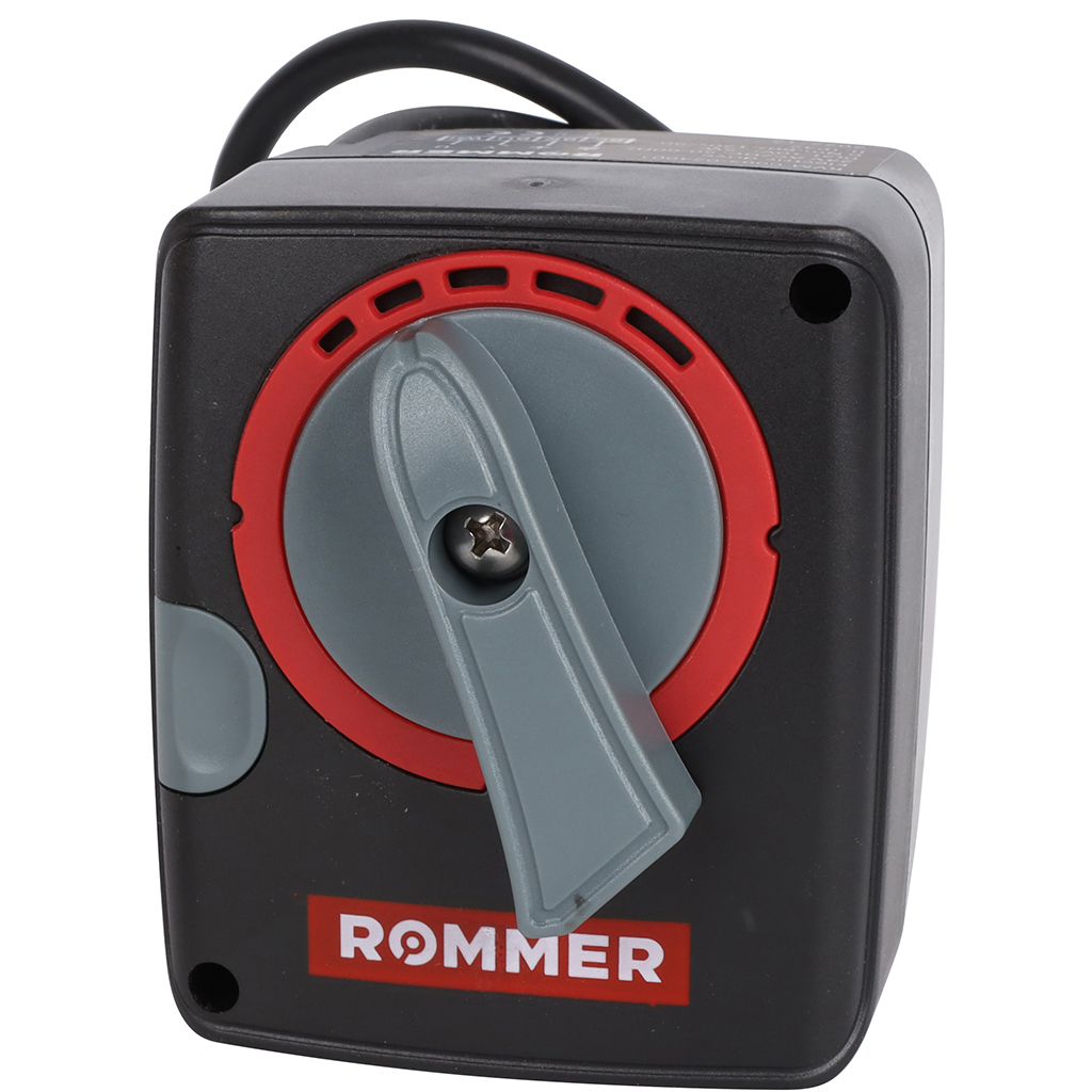 ROMMER Сервопривод 24V c регулировкой по сигналу 0-10V,60s, 120s/90°