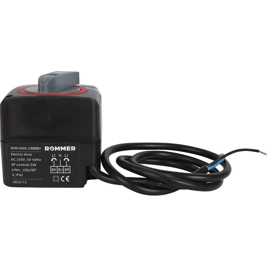 ROMMER Сервопривод 230V 120s, 6Nm