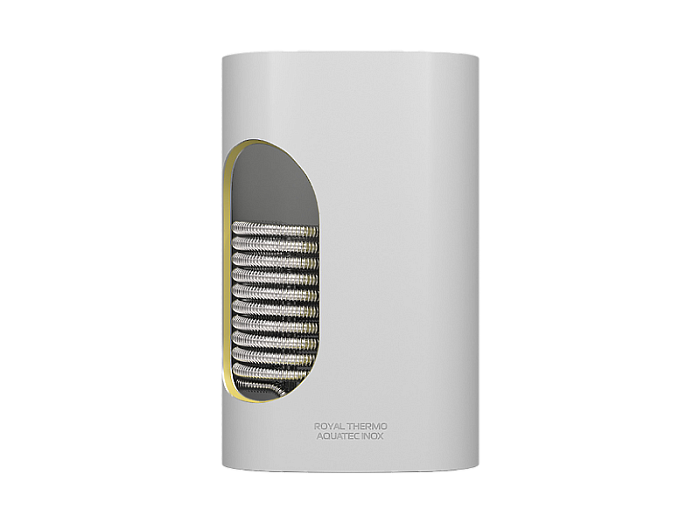 Бойлер косвенного нагрева Royal Thermo AQUATEC INOX RTWX-F 100 л, настенный, плоский, сухой ТЭН