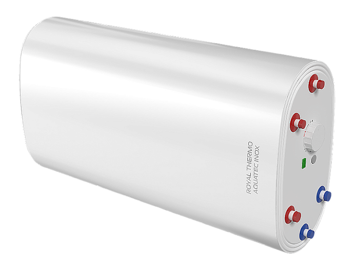 Бойлер косвенного нагрева Royal Thermo AQUATEC INOX RTWX-F 100 л, настенный, плоский, сухой ТЭН