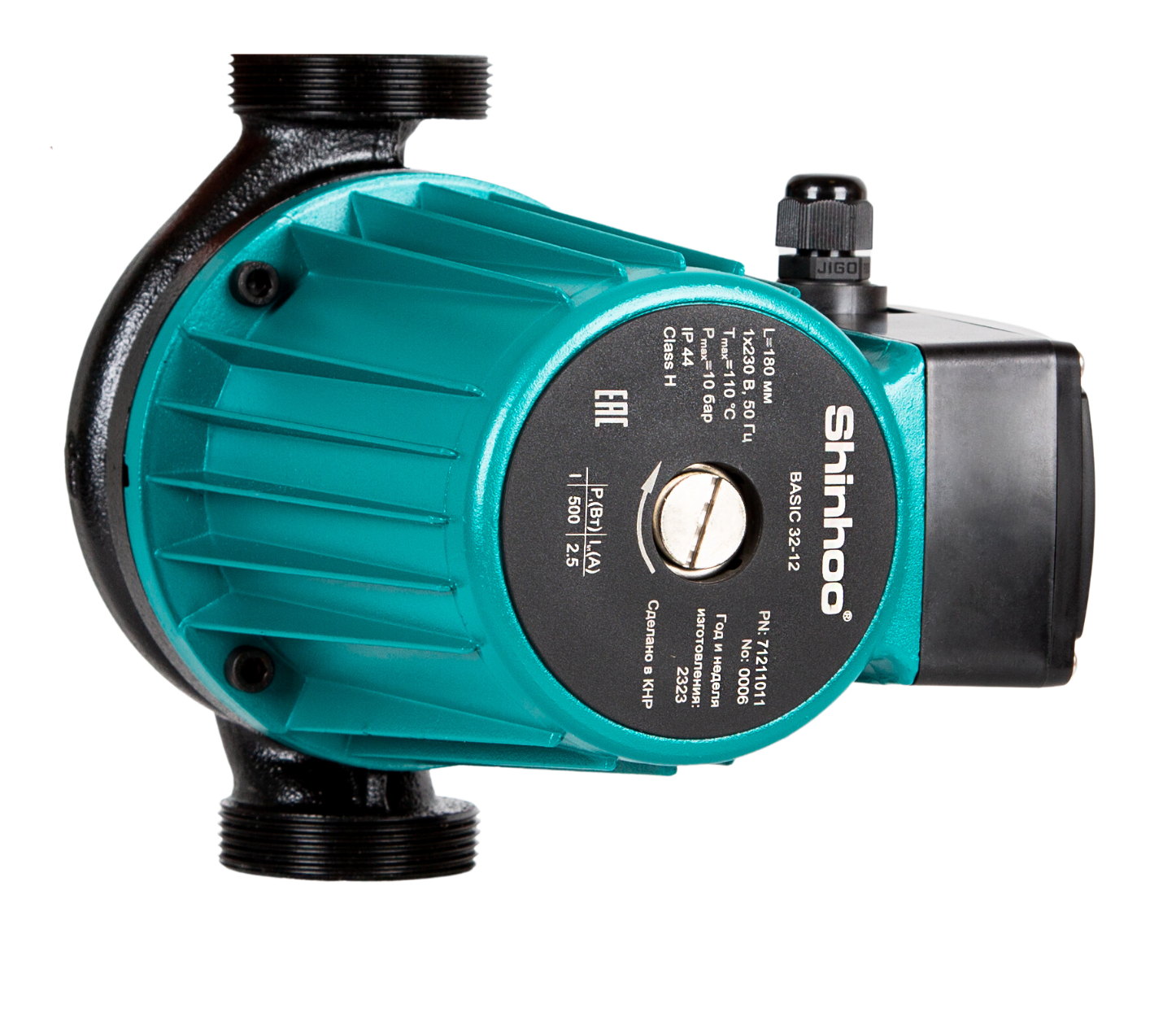 Насос циркуляционный Shinhoo BASIC 25-20 230 с гайками