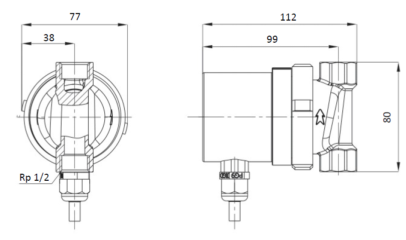 Насос циркуляционный для ГВС Shinhoo INSTANT 15-1.5 II BL
