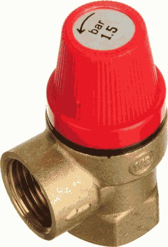Клапан предохранительный Terma 1,5 бара 1/2" в/в