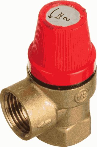 Клапан предохранительный Terma 2 бара 1/2" в/в