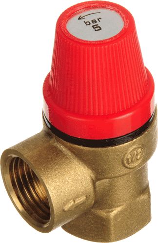 Клапан предохранительный Terma 5 бар 1/2" в/в