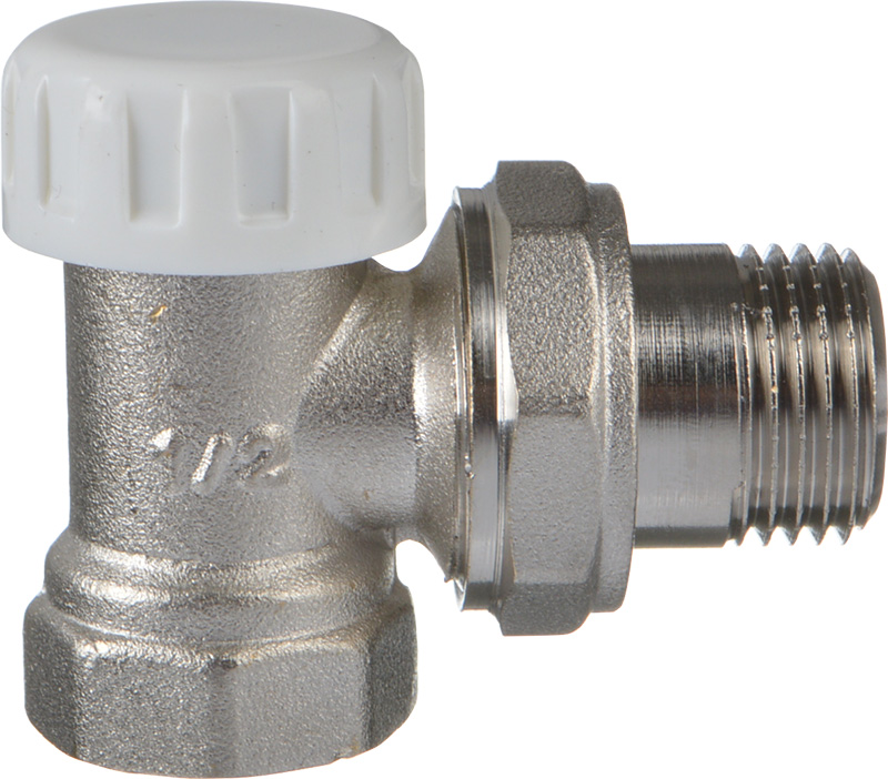 Клапан запорный для радиатора угловой 1/2" Terma