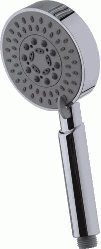 Лейка MELODIA 5 функций, d100мм, L230мм, хром/серый MKP20590