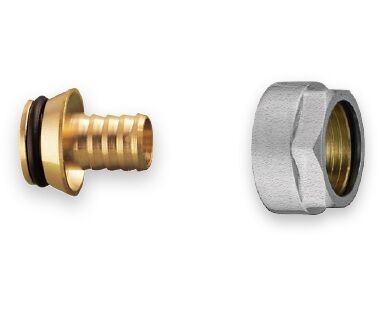 Адаптер зажимной Usystems Flex-X латунный PE-X 16x2,2-3/4"ВР Евроконус