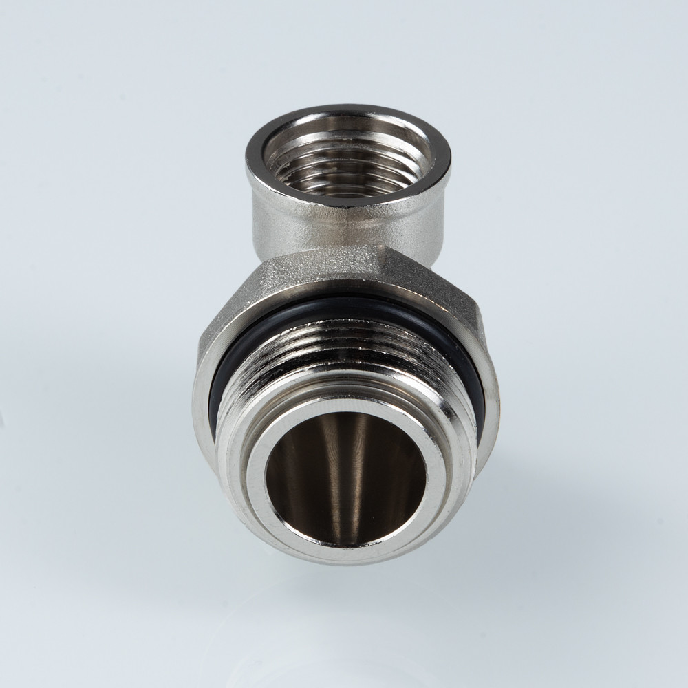 Тройник коллекторный с вращающимся штуцером 1"х1/2"х1/2" нар.-вн.-вн.