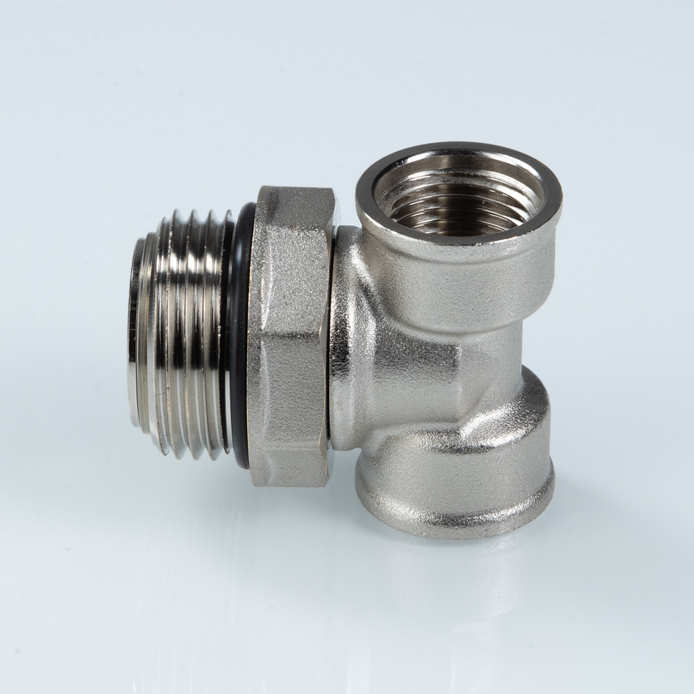 Тройник коллекторный с вращающимся штуцером 1"х1/2"х1/2" нар.-вн.-вн.
