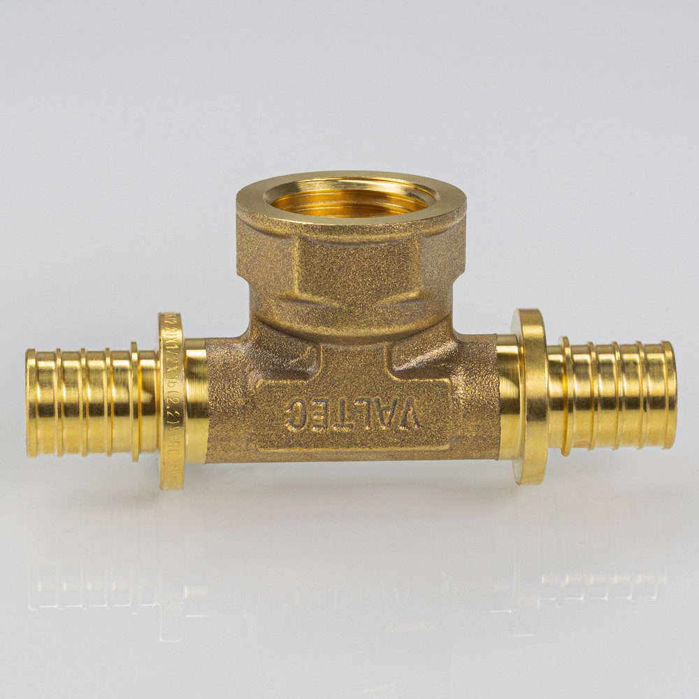 Тройник надвижной с переходом на вн.р. 20(2,8) х 1/2" х 20(2,8)