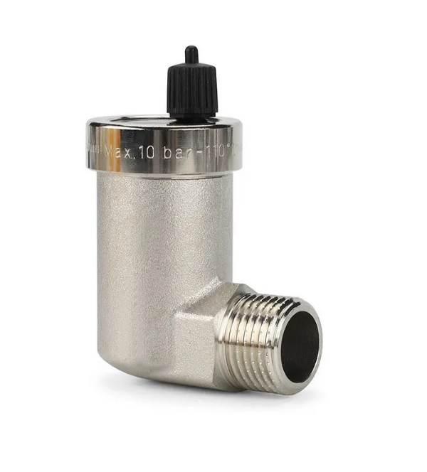 Автоматический воздухоотводчик Varmega 1/2" НР, угловой, вертикальный выпуск