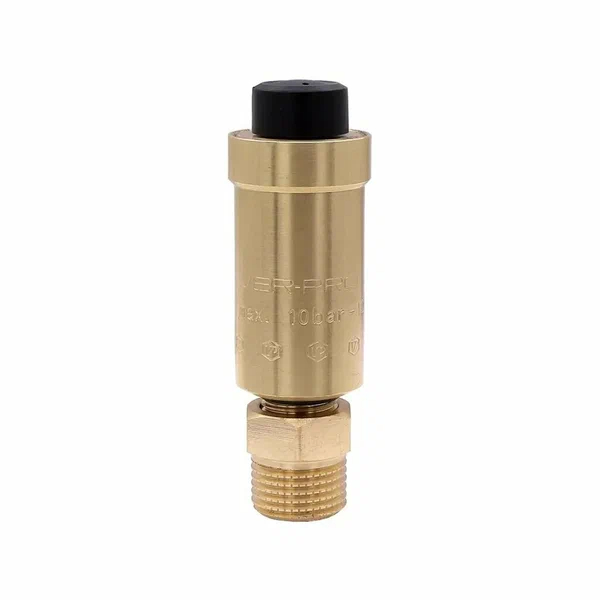Воздухоотводчик автоматический 1/2" с отсекателем (латунь) VIEIR