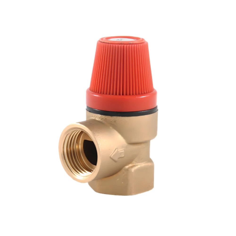 Клапан предохранительный 1/2"ВВ 3 бар красный VIEIR