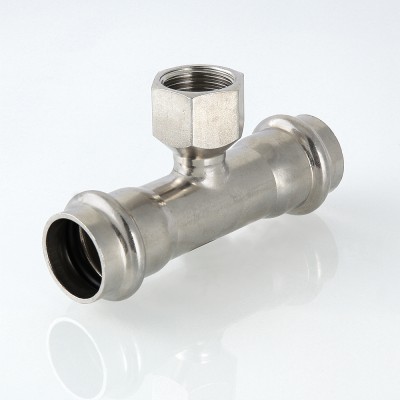 Тройник с вн.р. нерж. сталь 76,1х3/4"х76,1