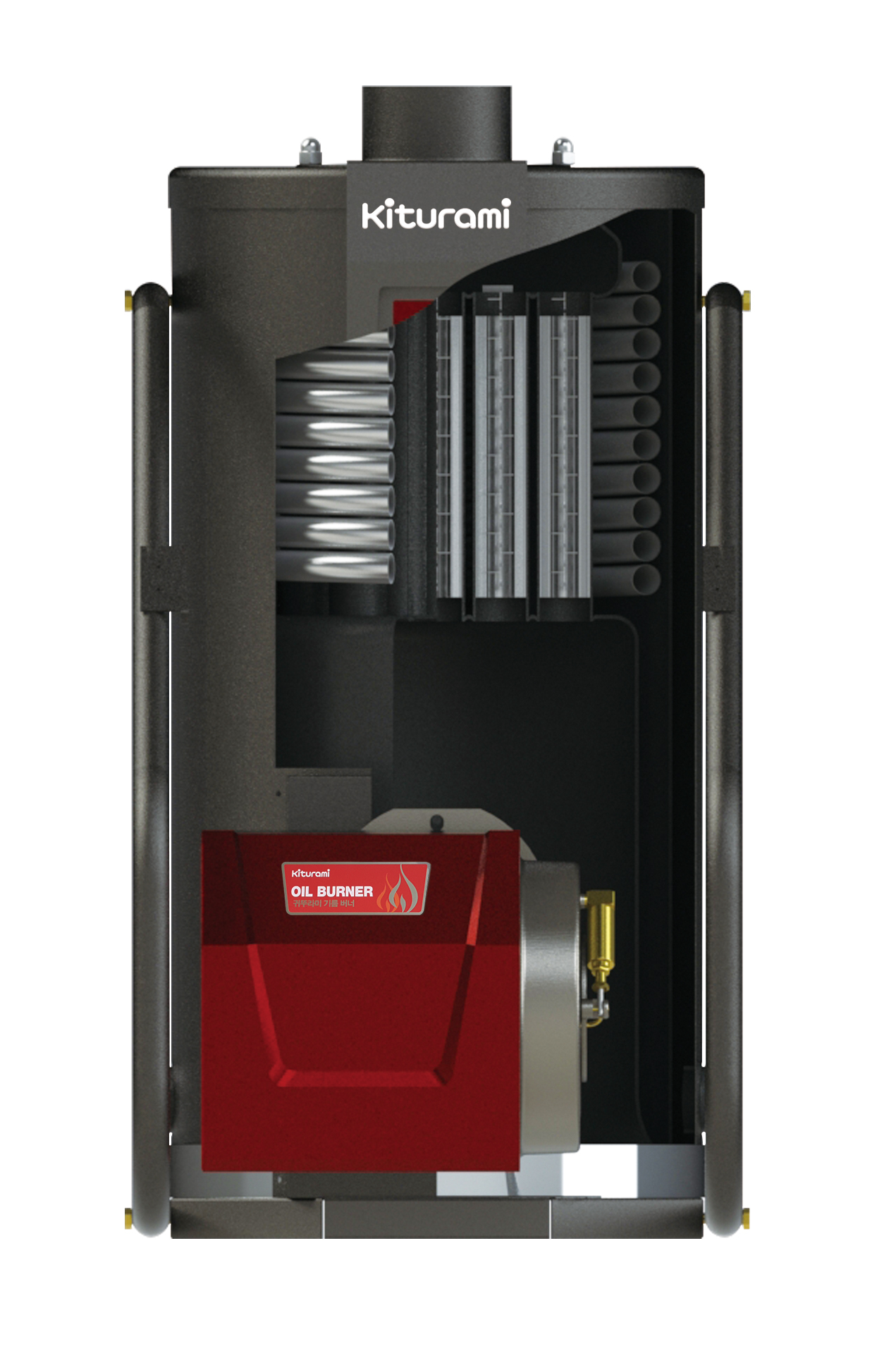 Напольный дизельный двухконтурный котел Kiturami KSO-70 81,4 кВт