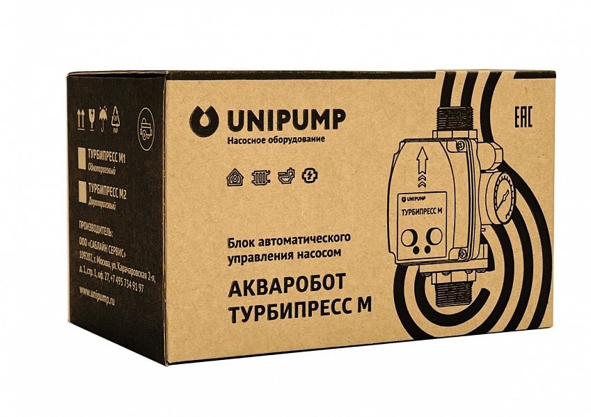 Блок управления насосом Unipump ТУРБИПРЕСС М2 1,5 кВт