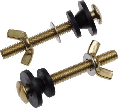 Болт крепления бачка к унитазу М8 с гайкой \"барашек\" (комплект 2 шт ...