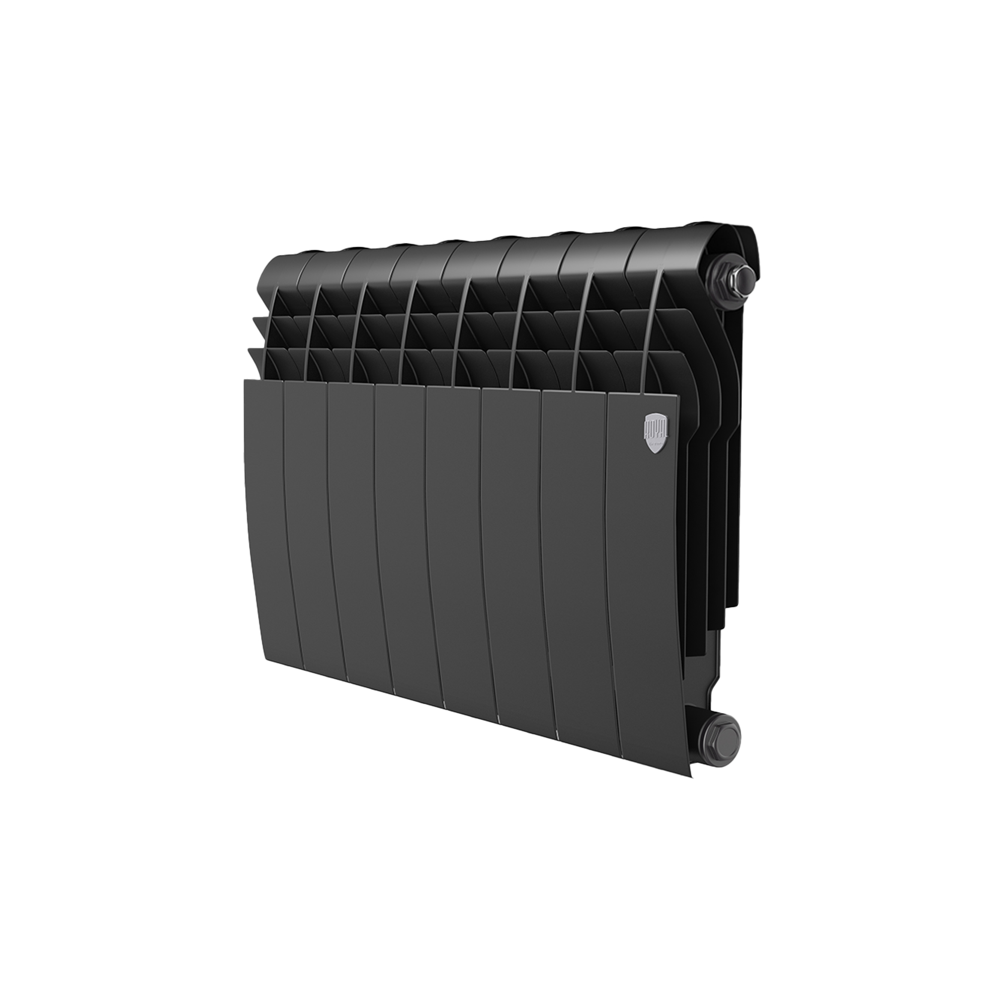 Радиатор биметаллический Royal Thermo Biliner B Черный 350 х 87 10 секций